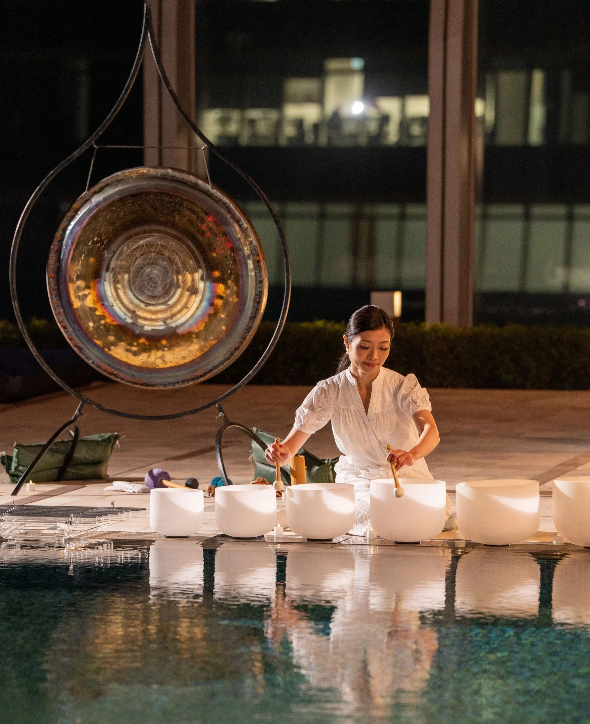 Crystal Singing Bowls, event photo